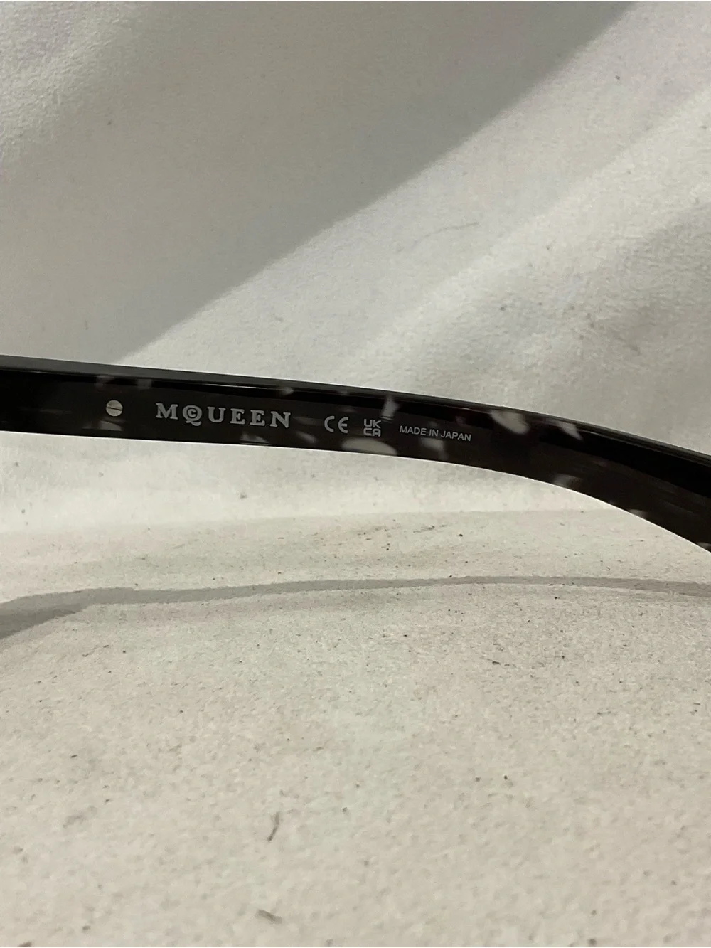 Alexander McQueen tortoiseshell acetate